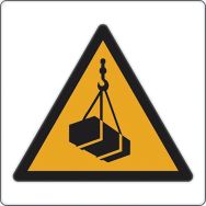 Panneau Risque d'écrasement des membres  Aluminium  120 mm