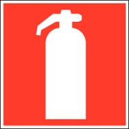 Panneau anti-incendie - ''Extincteur'' - Rigide