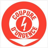 Panneau anti-incendie coupure d'urgence rigide