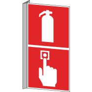 Panneau anti incendie rigide Mat.:PVC largeur:20 cm