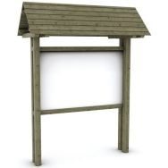 Panneau avec toit 100x100x300 cm - pin