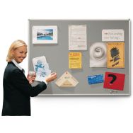 Panneau d'affichage d'intérieur - Hxl : 60x90 cms - Fond Gris