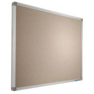Panneau d'affichage textile Beige LxH : 90 x 60 cm