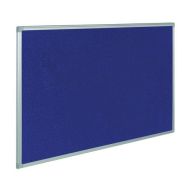 Panneau d'affichage textile Hxl : 90x120 cms - Fond Bleu
