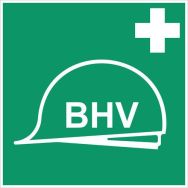 Panneau d'évacuatio Msg:Secouriste Largeur:20