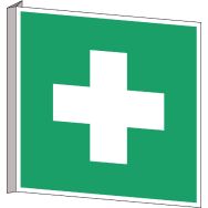 Panneau d'évacuation-secours -''Premier secours'' - Rigide