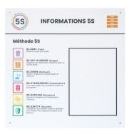 Panneau d'information 5S 750mm - Paperflow