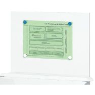 Panneau d'affichage pour pupitres d'atelier - Hxl : 35x47 cm