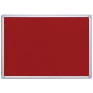 Panneau d'affichage textile - Rouge