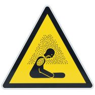 Panneau danger - Atmosphère asphyxiante - Aluminium - 350 mm