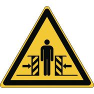 Panneau danger - Écrasement - Rigide