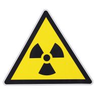 Panneau danger - Matières radioactives - Adhésif