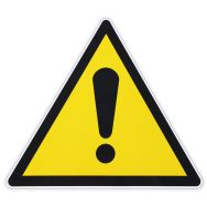 Panneau danger - Signal général - Adhésif