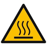 Panneau danger - Surface chaude - PVC - Manutan Expert