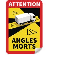 Panneau danger angles morts pour Camion - Adhésif