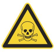 Panneau de danger Rigide Danger matières toxiques
