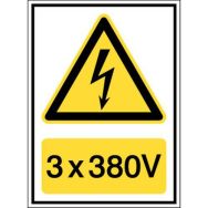 Panneau de danger ''Voltage''