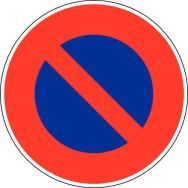 Panneau de signalisation - B6a1 - Stationnement interdit