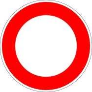 Panneau de signalisation B0 Circulation interdite - Kelias