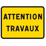 Panneau de signalisation KC1 CL2 Attention Travaux
