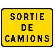 Panneau de signalisation KC1 Sortie de camions - Lacroix