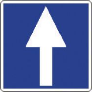 Panneau de signalisation d'indication - C12 - Circulation à sens unique