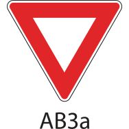 Panneau de signalisation de danger - AB3A