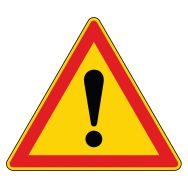 Panneau de signalisation de danger Type AK 14