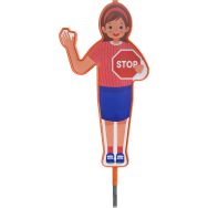Panneau de signalisation école fille - 155x75cm