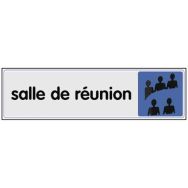 Panneau de signalisation en plexiglas - Salle de réunion