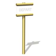 Panneau départ