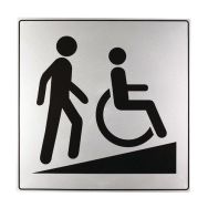 Panneau d’information standardisé ISO 7001 'rampe d'accès'