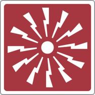 Panneau incendie - Alarme - Aluminium