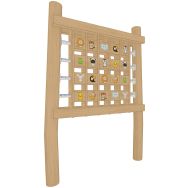 Panneau ludique Memory robinier scellement direct