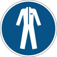Panneau obligation rond - Vêtements de protection obligatoires - Rigide