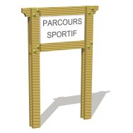 Panneau parcours sante
