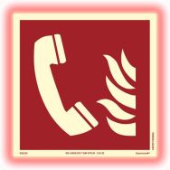 Panneau photoluminescent - Tel urgence incendie - Supernova+