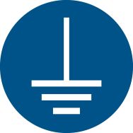 Panneau pictogramme mise/terre obligatoire - Djois Made By Tarifold