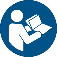 Panneau obligation de lire les instruction - Djois Made By Tarifold