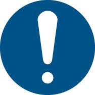 Panneau pictogramme obligation generale - Djois Made By Tarifold
