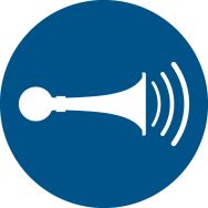 Panneau utilisation d'une corne sonore obligatoire - Djois Made By Tarifold
