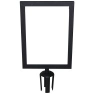 Panneau porte affiche A4 vertical finition acier sangle 5 m