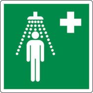 Panneau secours - Douche de sécurité - PVC - Manutan Expert