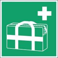 Panneau secours - Sac médical urgence - Rigide, Largeur : 200 mm