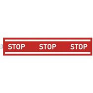 Panneau stop adhésif bande stop
