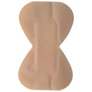 Lot de 10 pansements papillons tissés, chair-Securimed