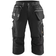 Pantacourt d'artisan stretch noir