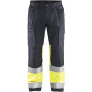Pantalon artisan stretch haute visibilité marine/jaune - Blaklader