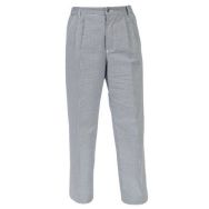 Pantalon de cuisine Robur - Oural - Mixte - Taille : 36 - Noir/blanc