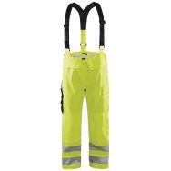 Pantalon de pluie haute visibilité niveau 3 fluorescent